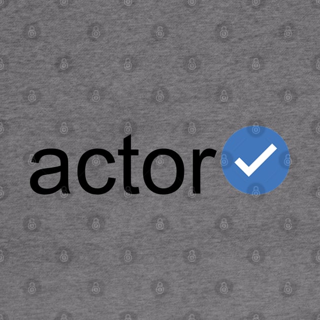 Verified Actor (Black Text) by inotyler